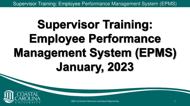supervisor training employee performance