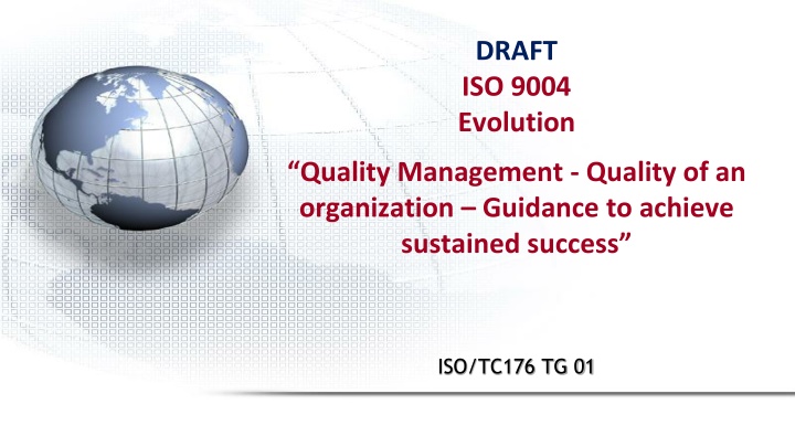 draft iso 9004 evolution