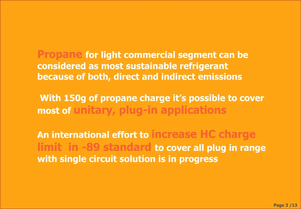 propane for light commercial segment