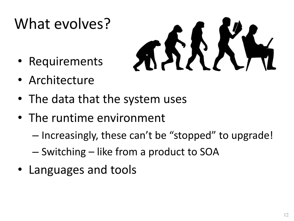 what evolves