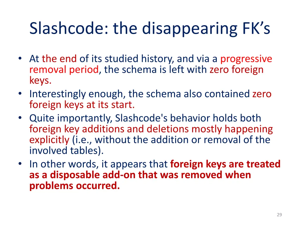 slashcode the disappearing fk s