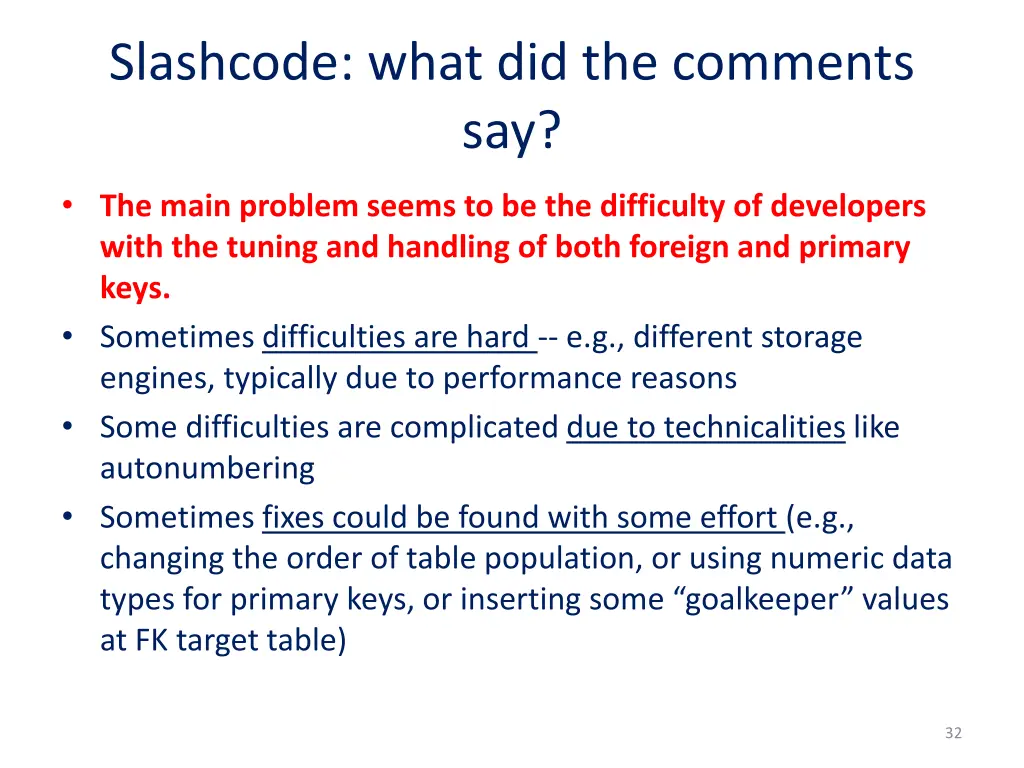 slashcode what did the comments say