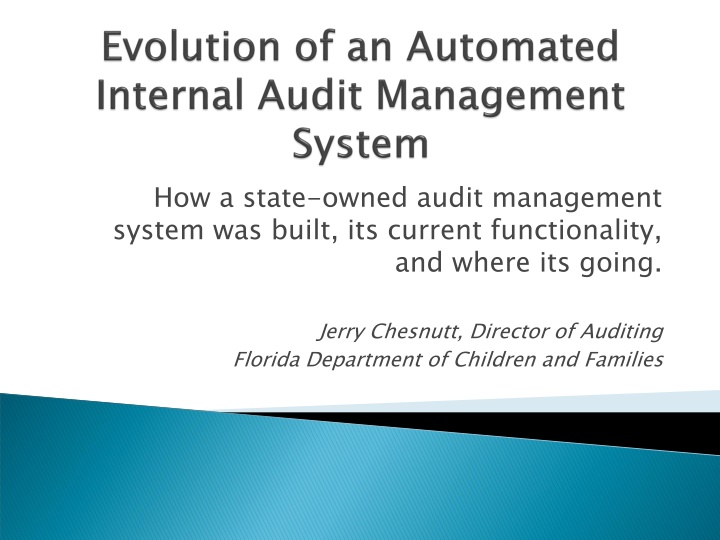 how a state owned audit management system