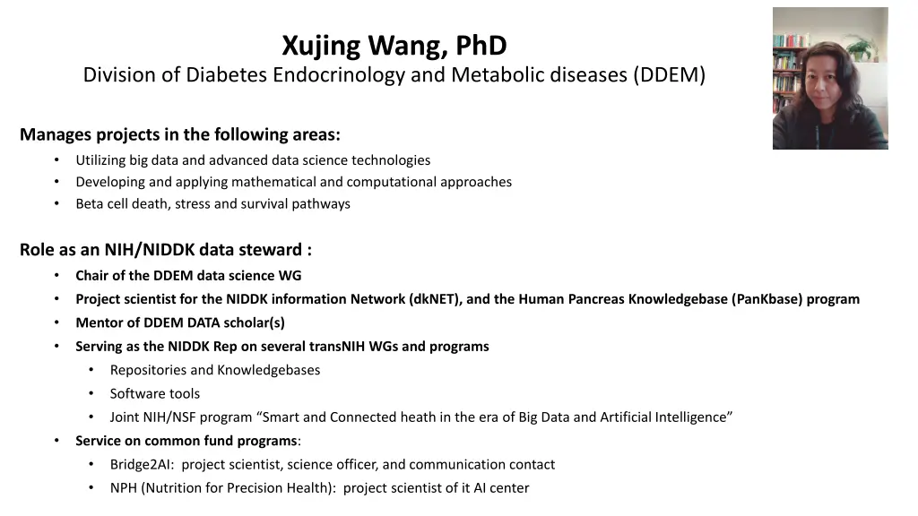 xujing wang phd