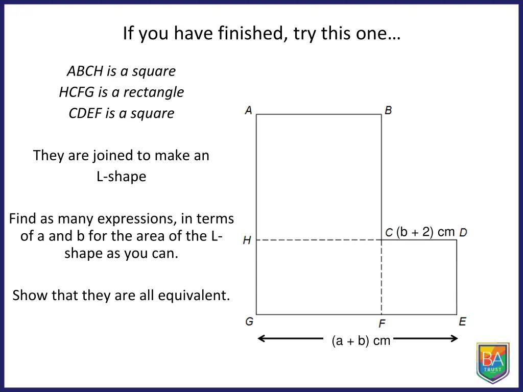 if you have finished try this one