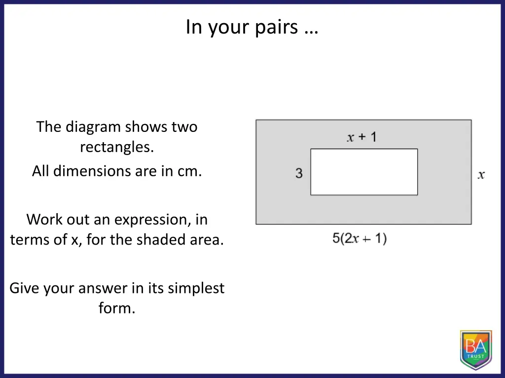 in your pairs 4