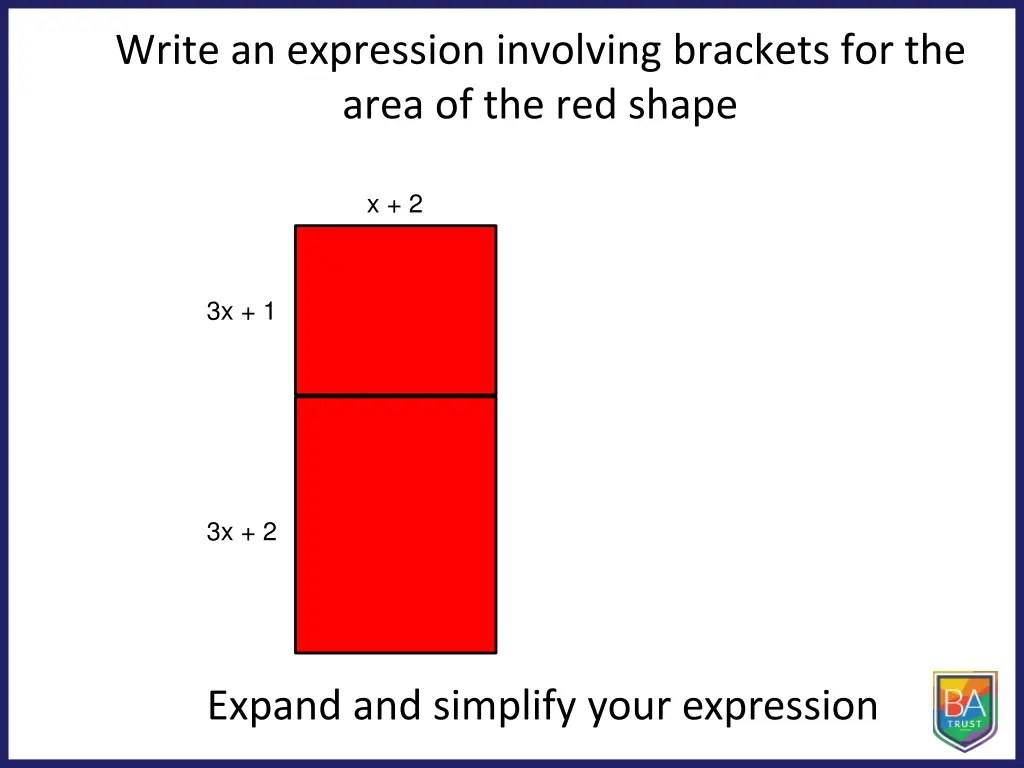 write an expression involving brackets 4
