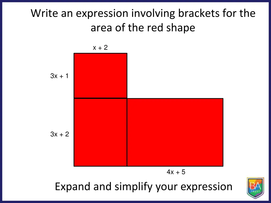 write an expression involving brackets 5