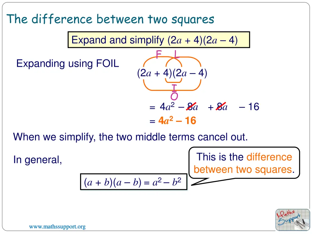 the difference between two squares 5