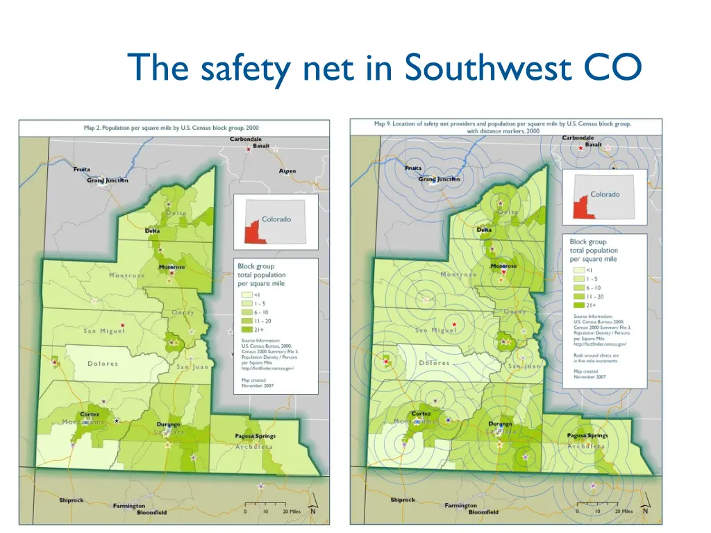 the safety net in southwest co