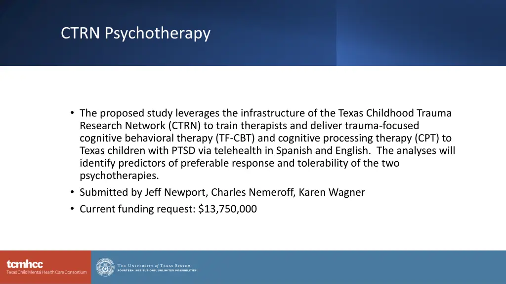 ctrn psychotherapy
