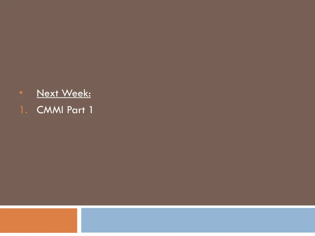 1 cmmi part 1