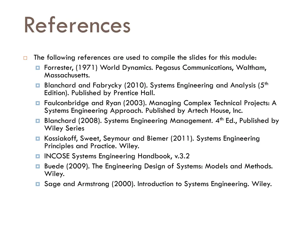 references