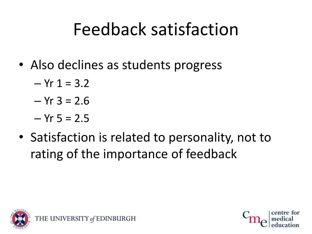 feedback satisfaction