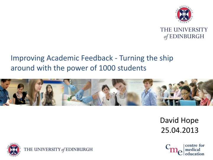 improving academic feedback turning the ship