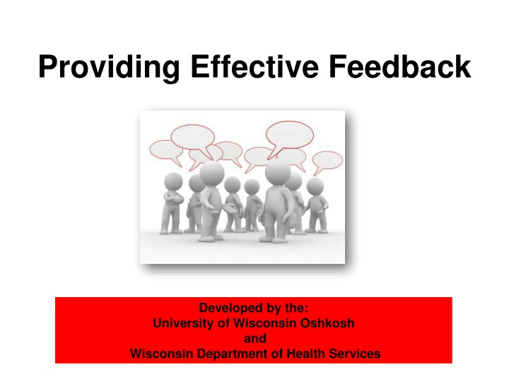 providing effective feedback