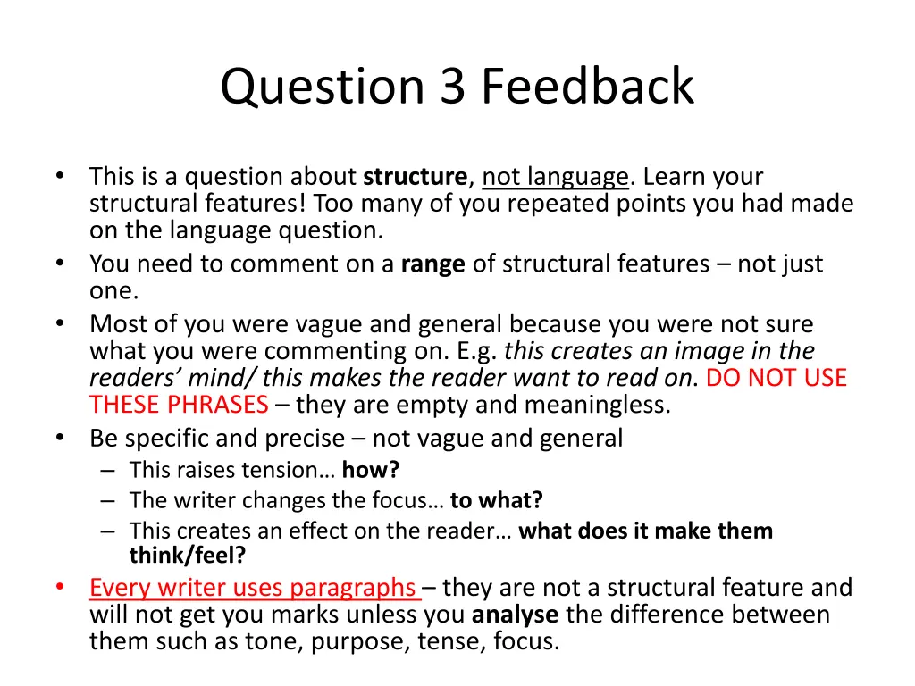 question 3 feedback