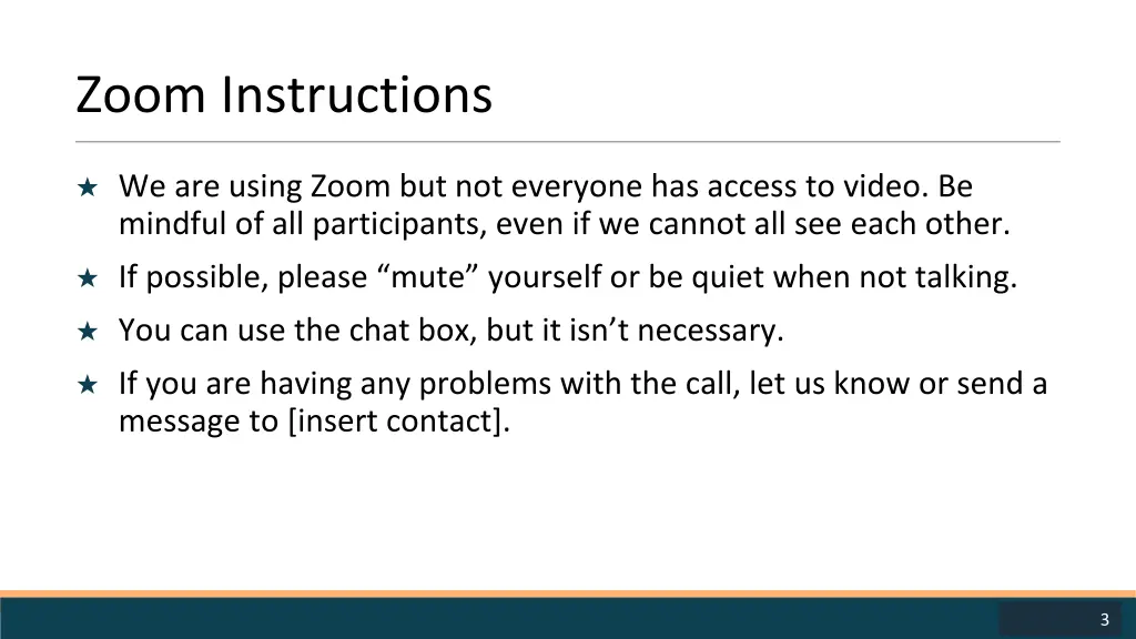 zoom instructions