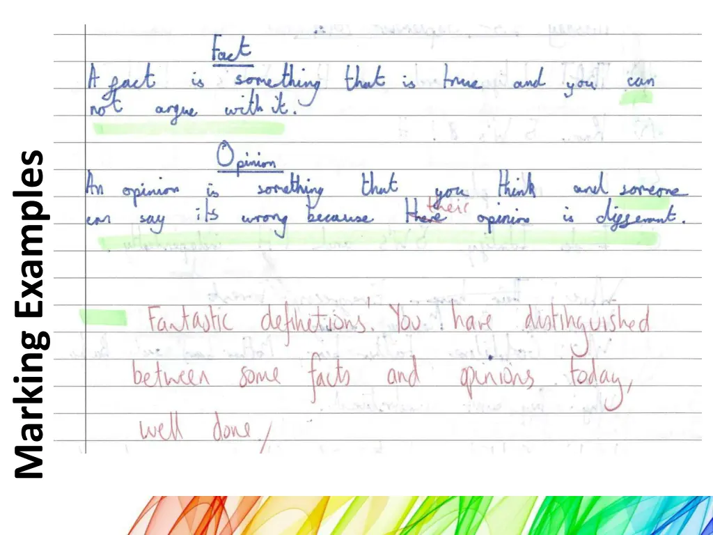 marking examples 1