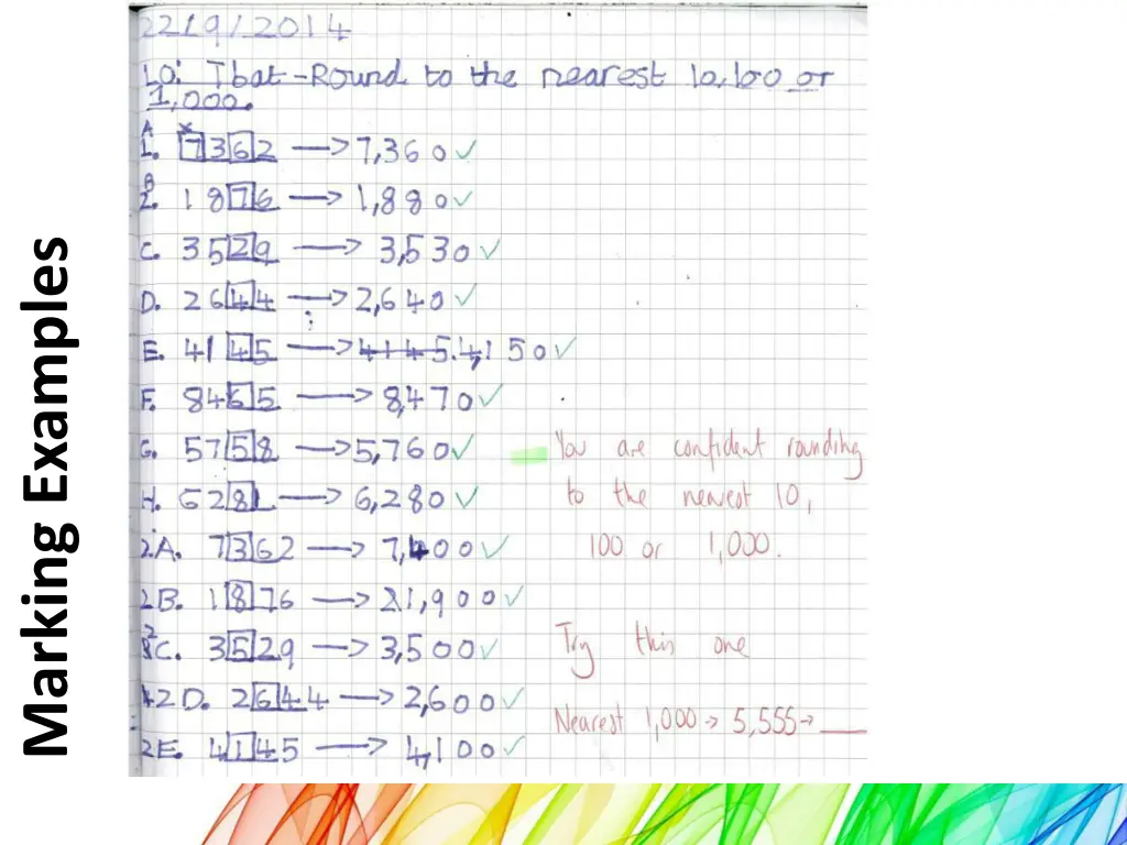 marking examples 3