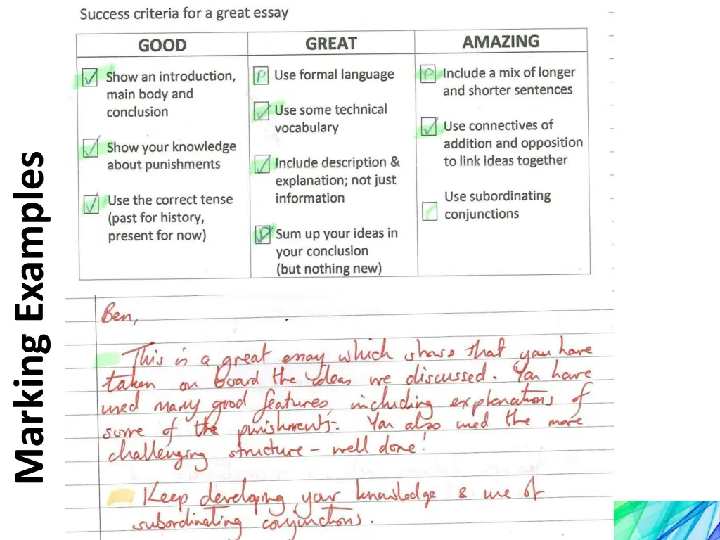 marking examples 4
