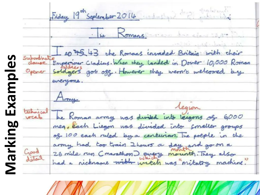 marking examples 5