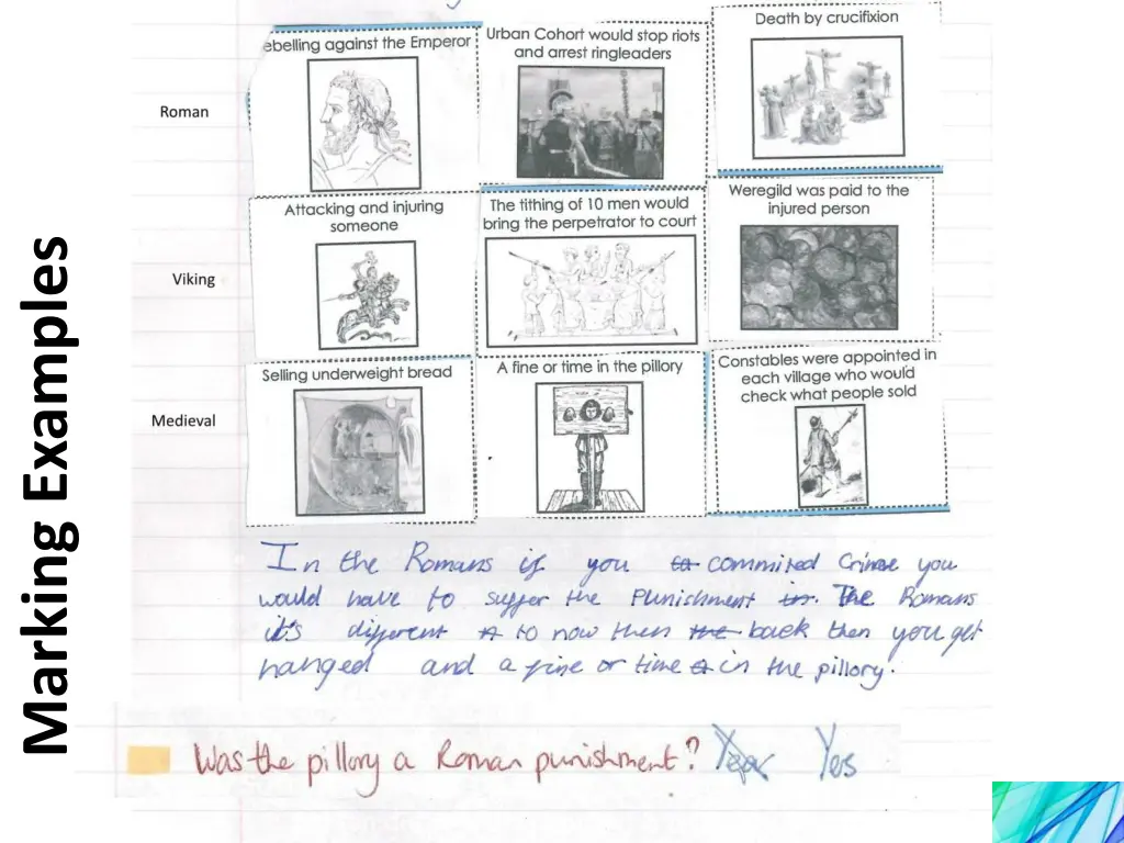 marking examples