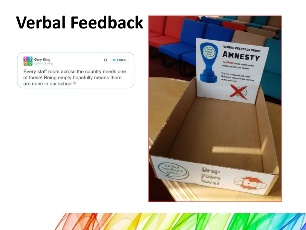 verbal feedback