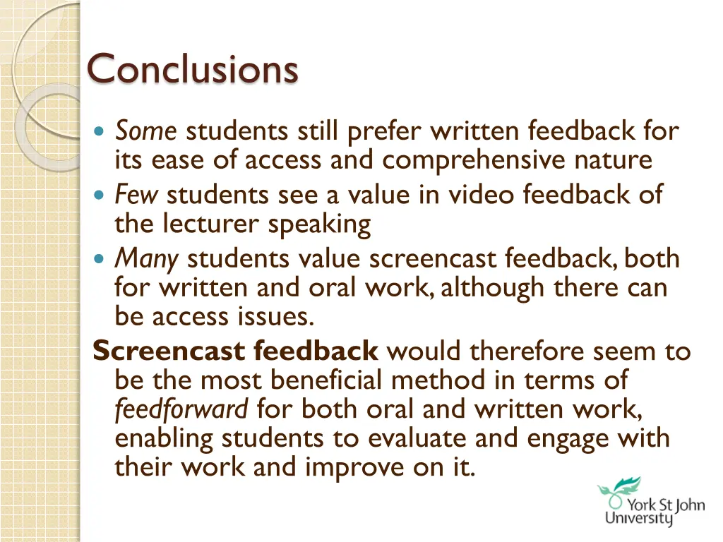 conclusions