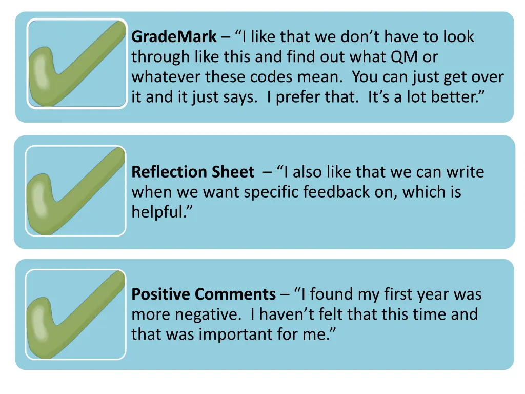 grademark i like that we don t have to look