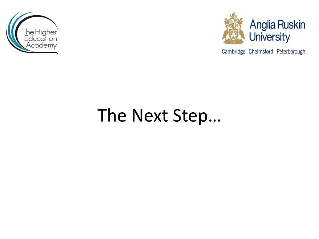 the next step