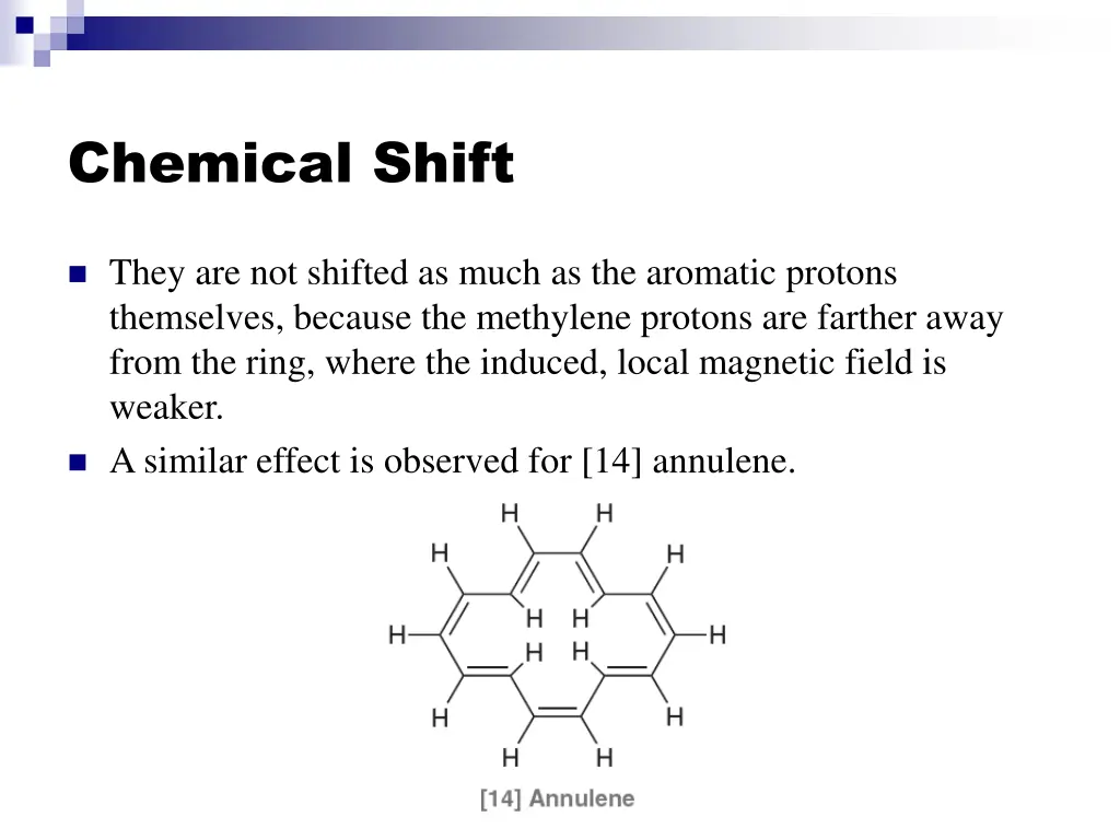 chemical shift 17