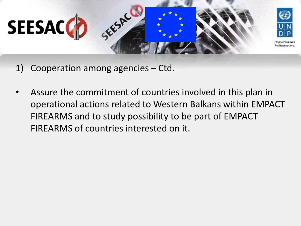 1 cooperation among agencies ctd 1