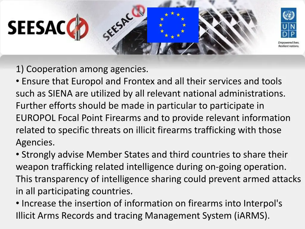 1 cooperation among agencies ensure that europol