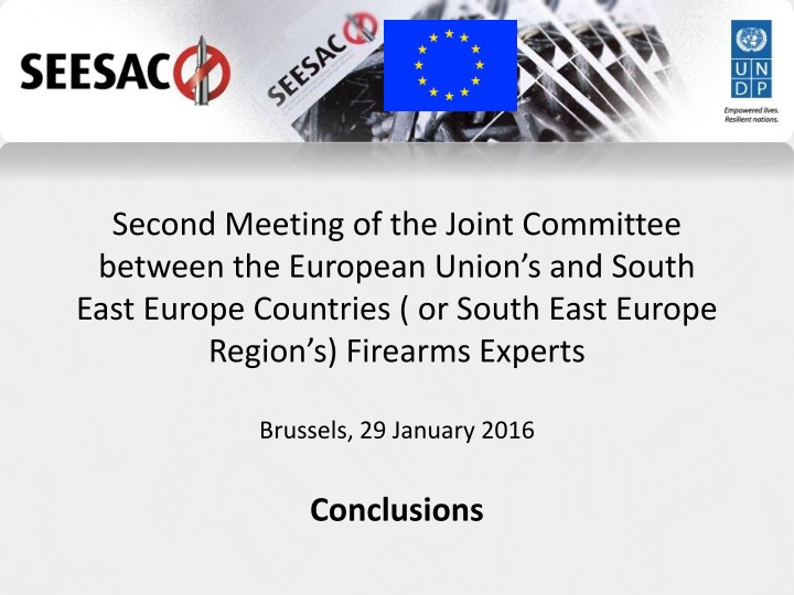 second meeting of the joint committee between