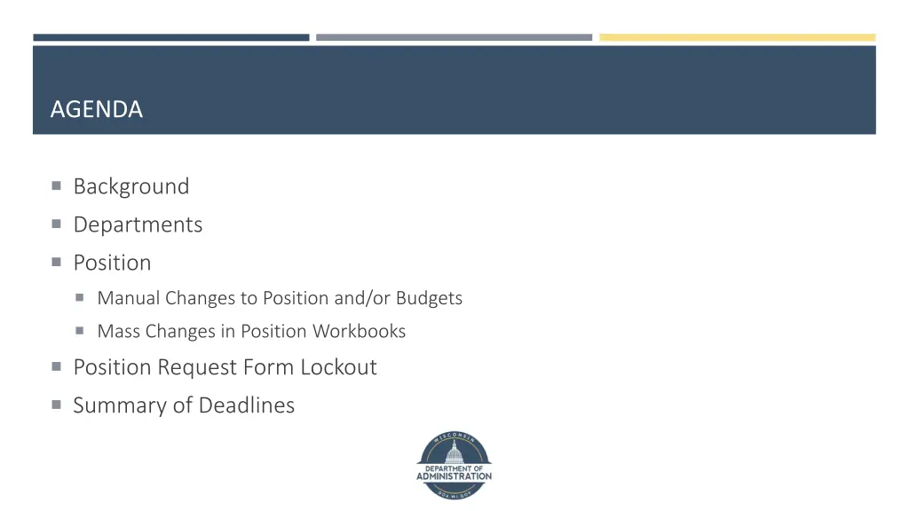 agenda