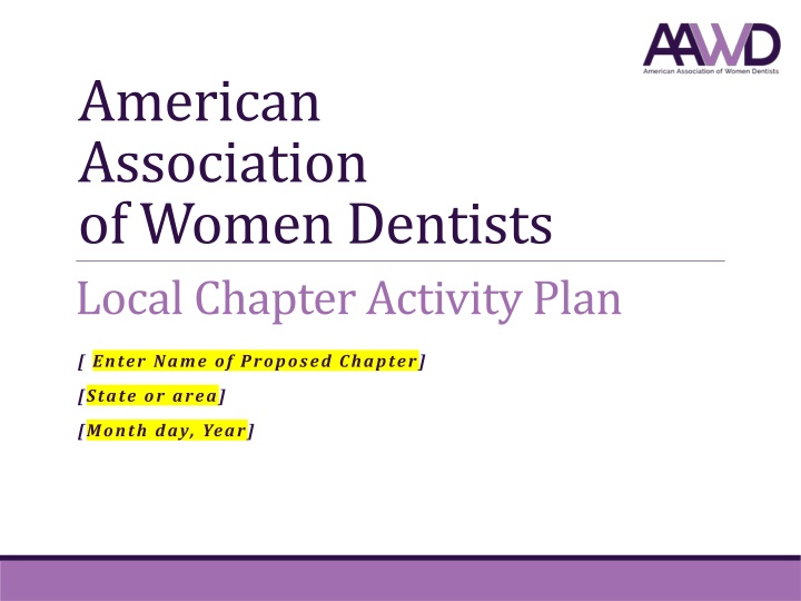 american association of women dentists local