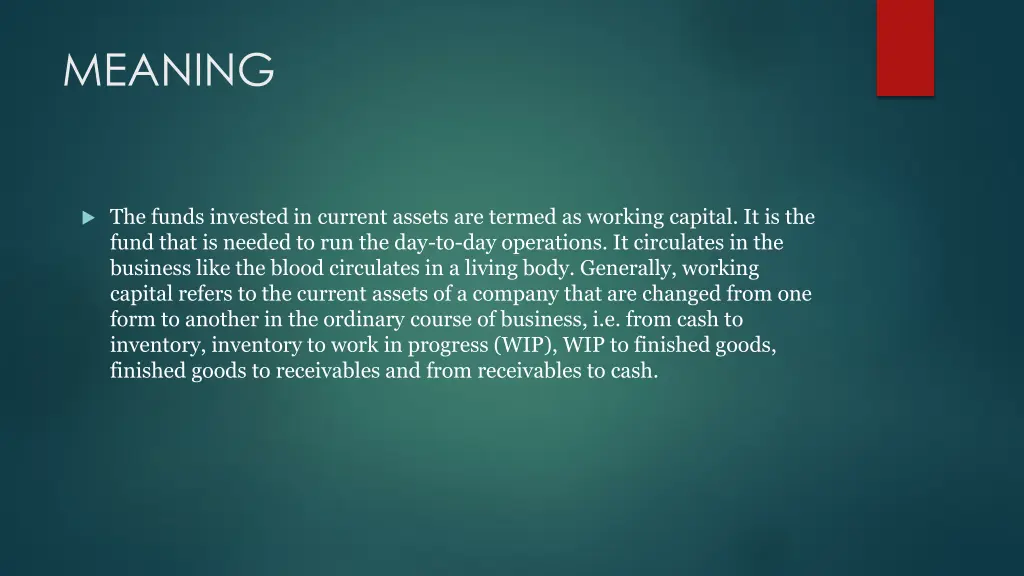 meaning