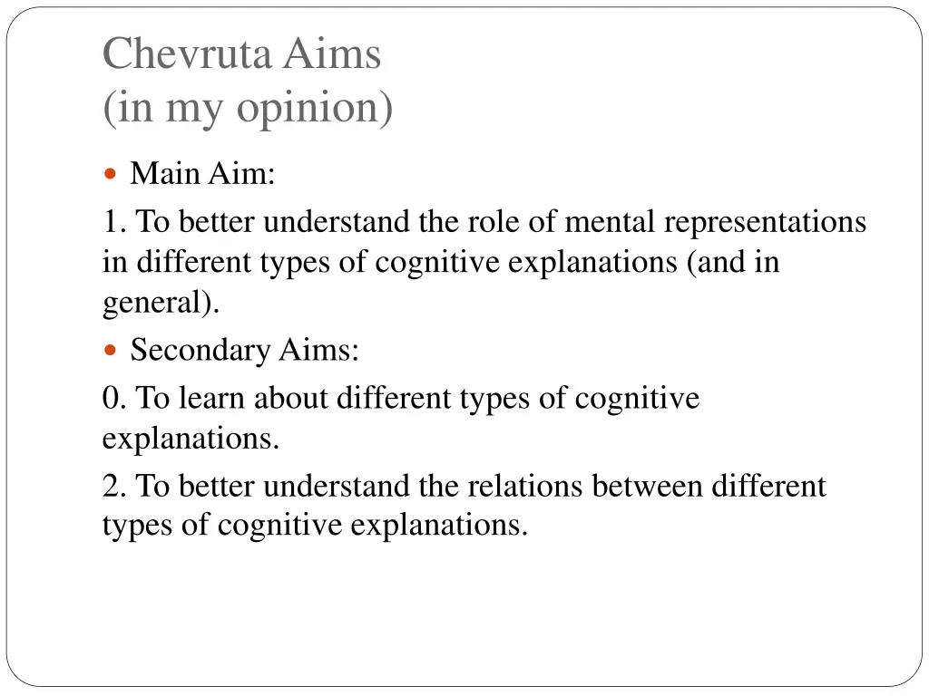 chevrutaaims in my opinion