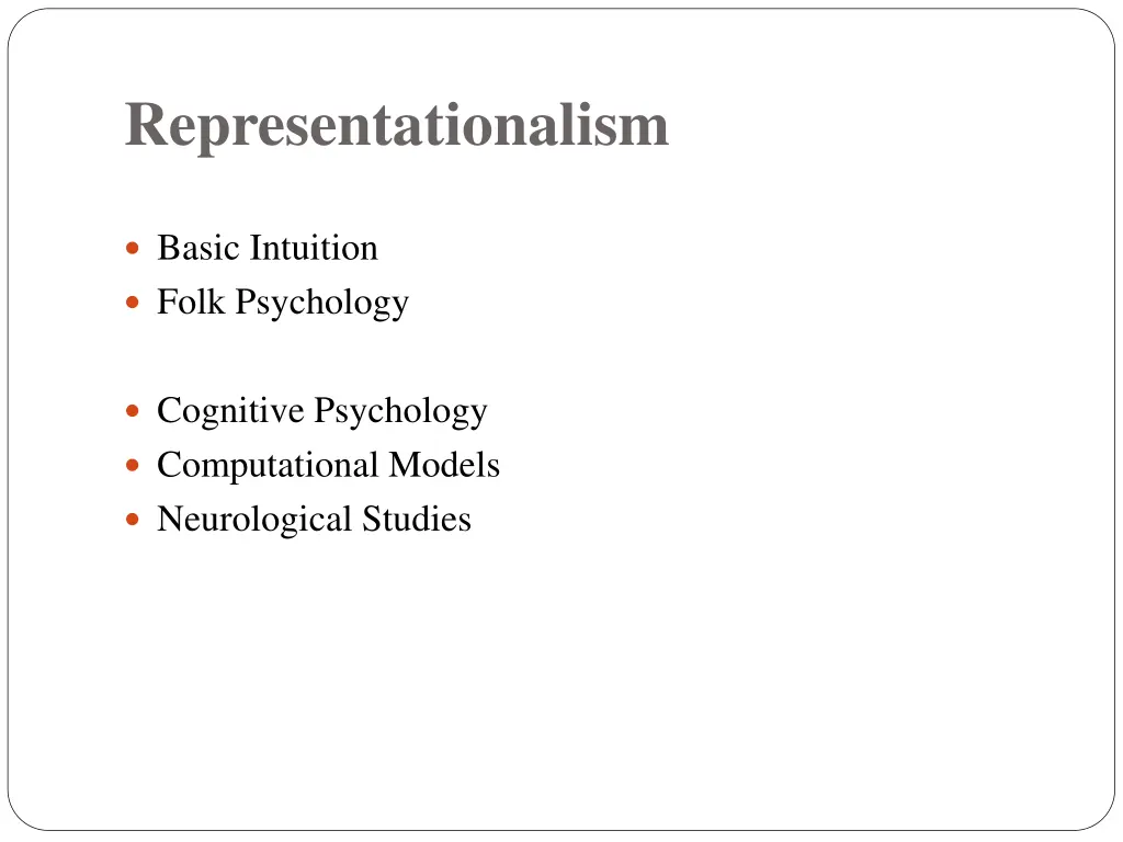 representationalism