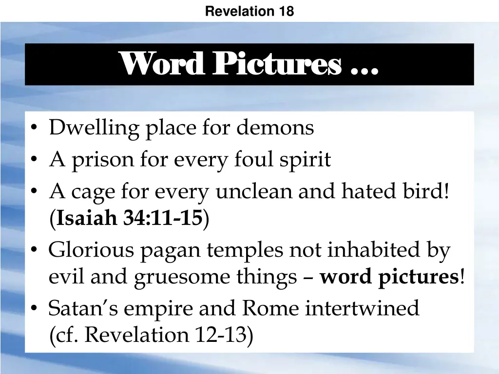 revelation 18 1