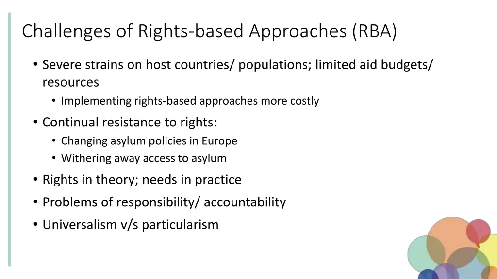 challenges of rights based approaches rba