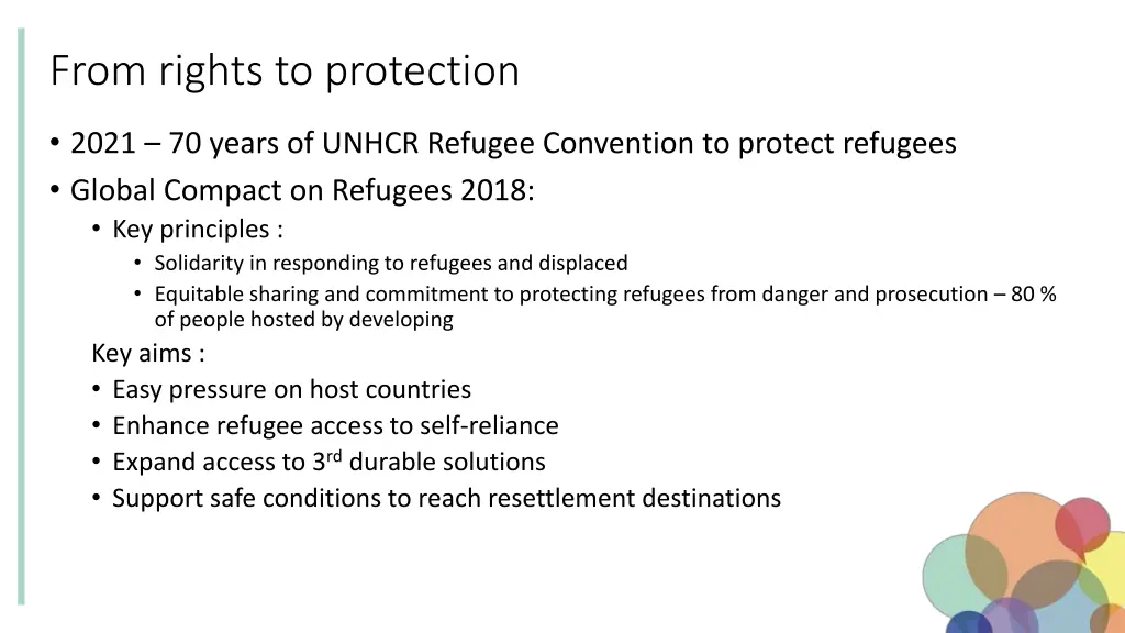 from rights to protection