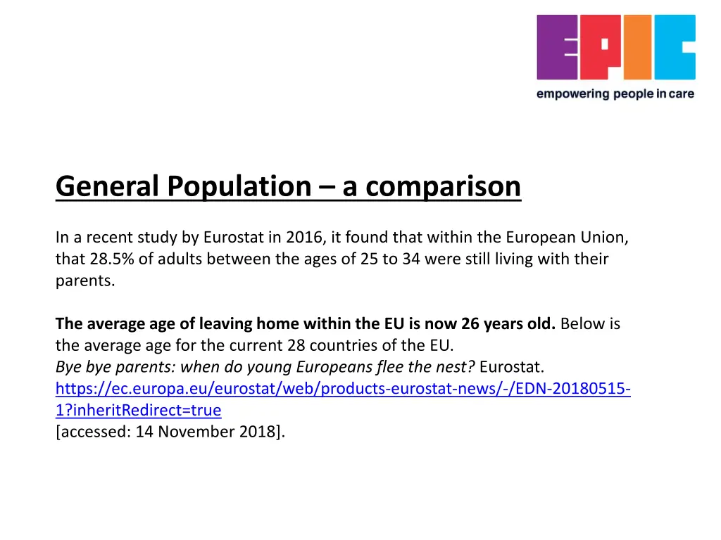general population a comparison
