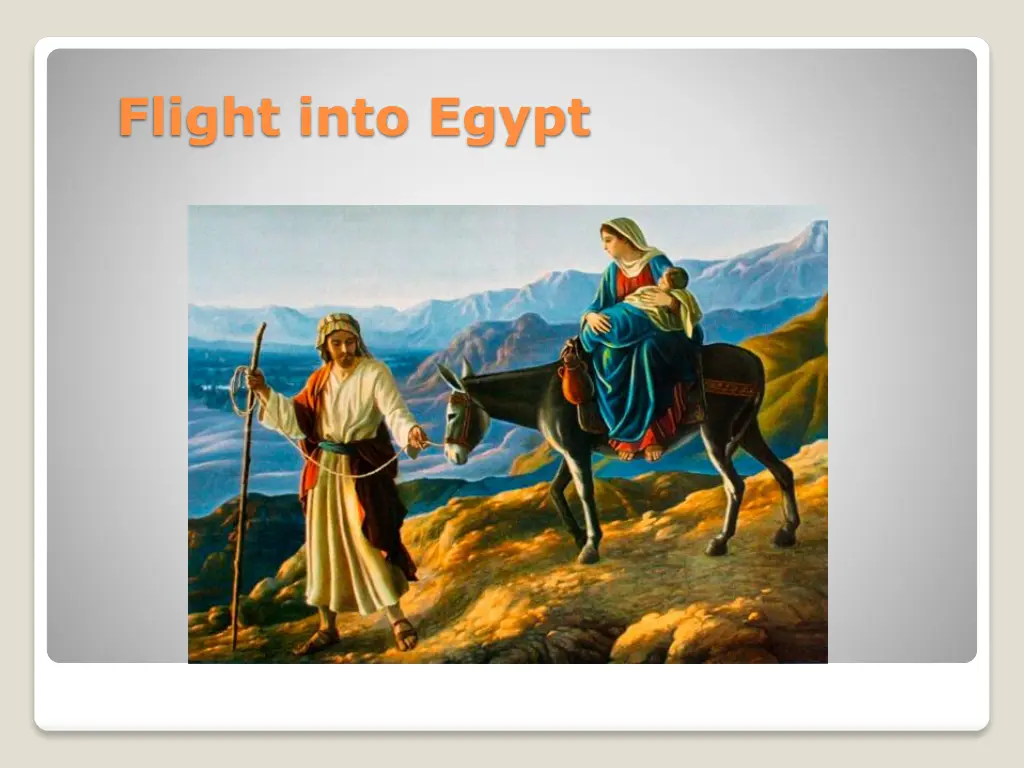 flight into egypt