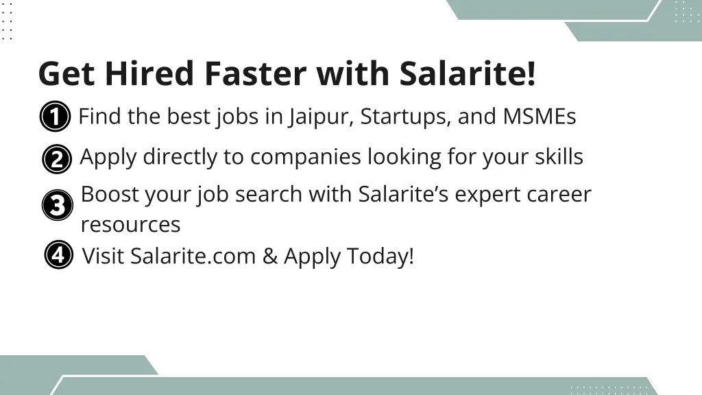get hired faster with salarite find the best jobs
