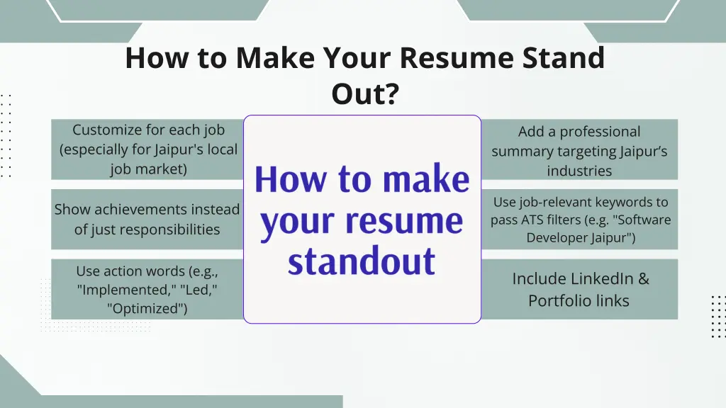 how to make your resume stand out