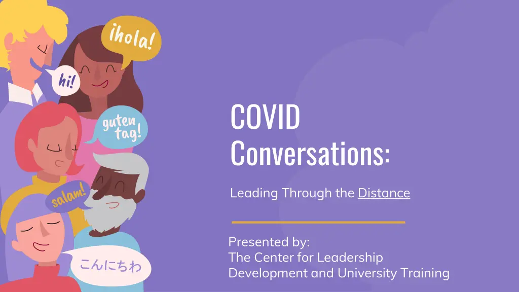 covid conversations