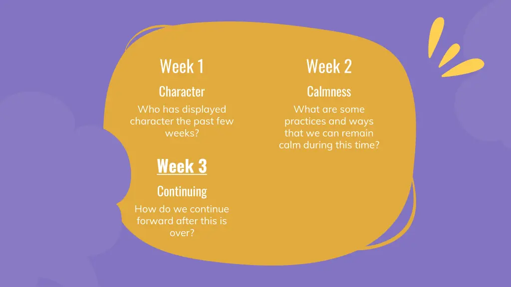 week 1