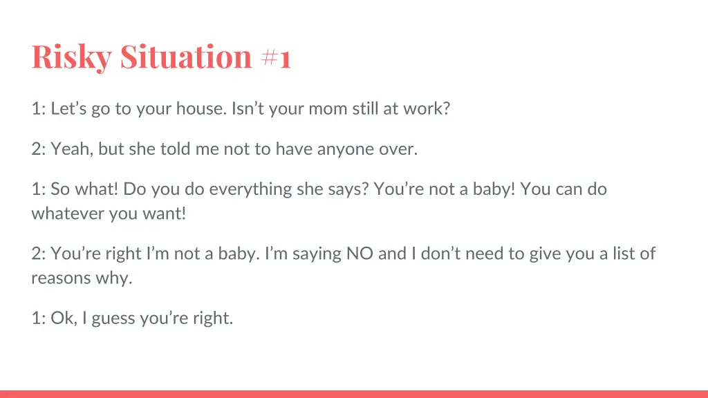 risky situation 1